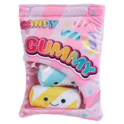 Fluffy Menu Snack Zakjes Pluche gummy - 21cm