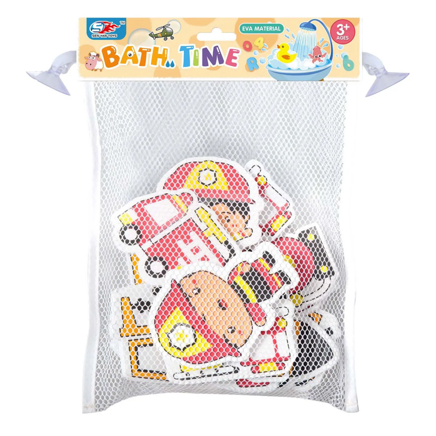 Foam Badfiguren Brandweer & Constructie