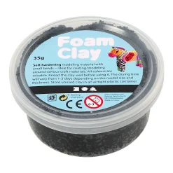 Foam Clay - Zwart, 35gr.