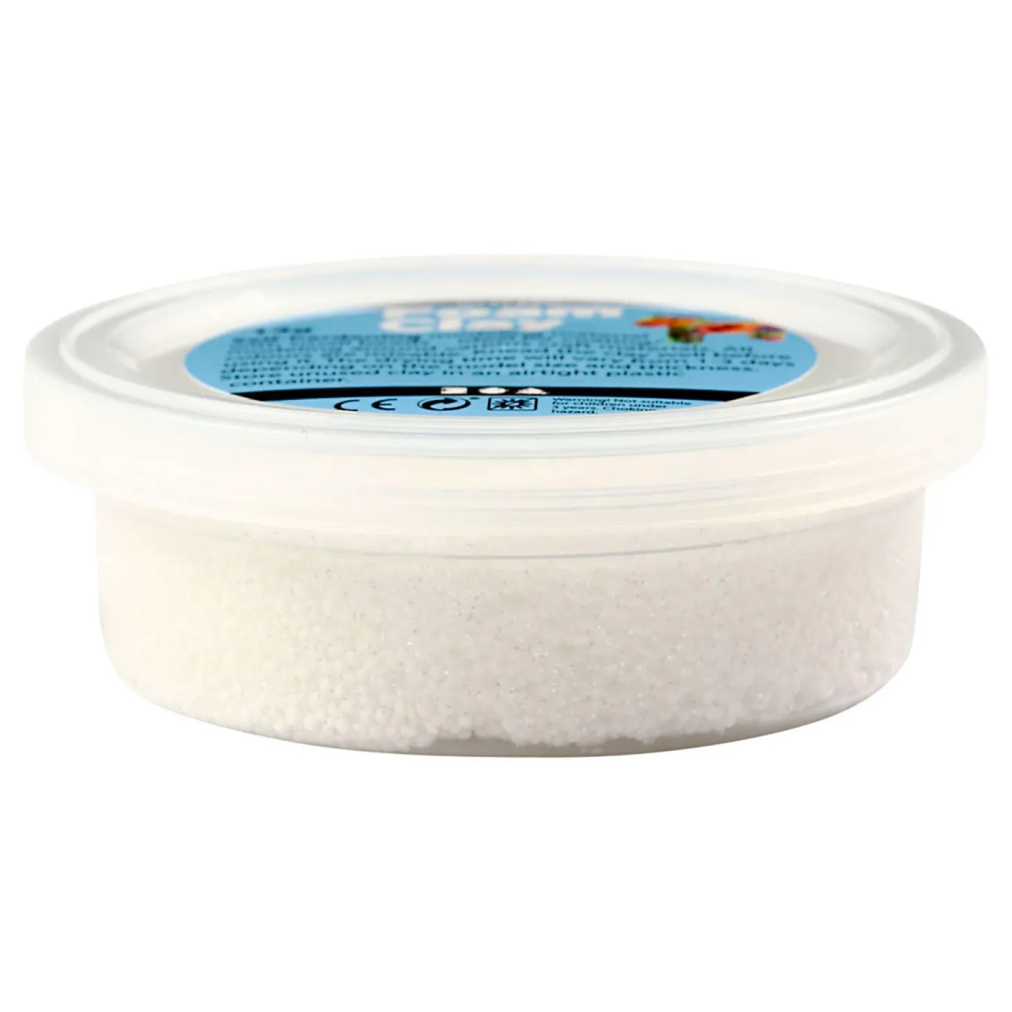 Foam Clay Pastel Kleuren Glitter, 6x14gr.