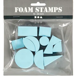 Foam Stempels, 12st.
