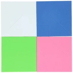 Foam Tangrampuzzels, 4st.
