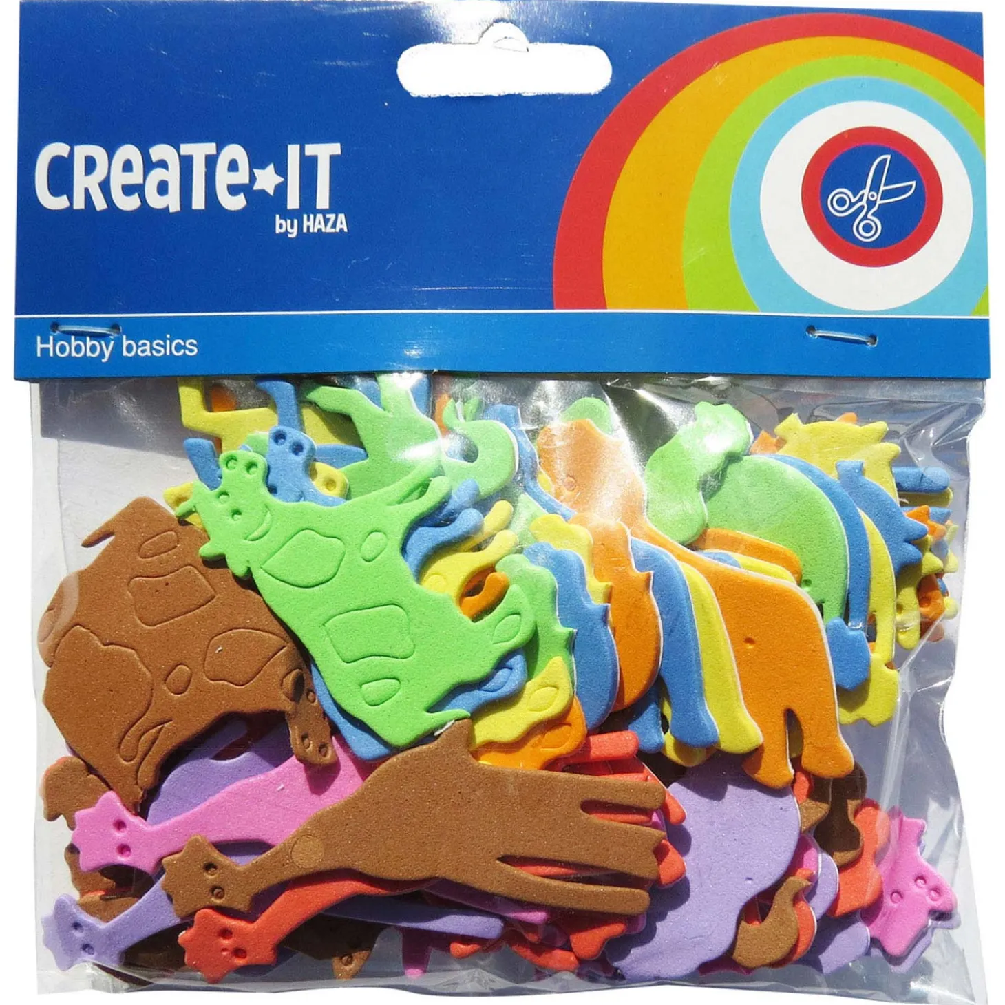 Foamstickers Dieren, 64st.
