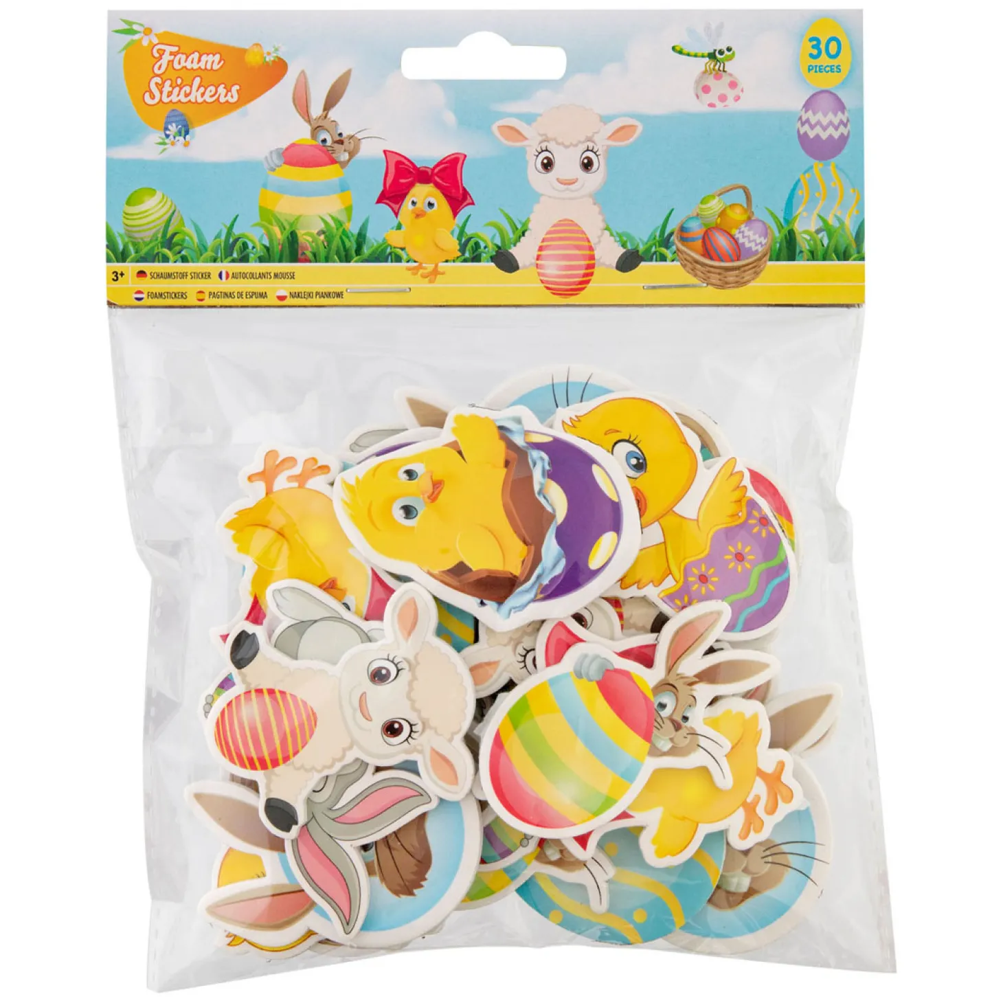 Foamstickers Pasen, 30st.