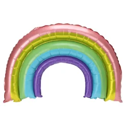 Folieballon Regenboog, 60cm