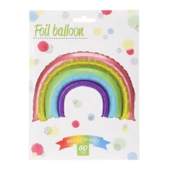 Folieballon Regenboog, 60cm