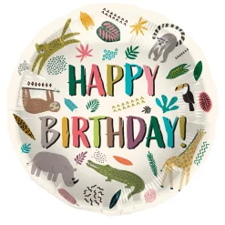 Folieballon Wilde Dieren 45cm