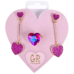 For my Favorite Clip-on Oorbellen en Ring Set