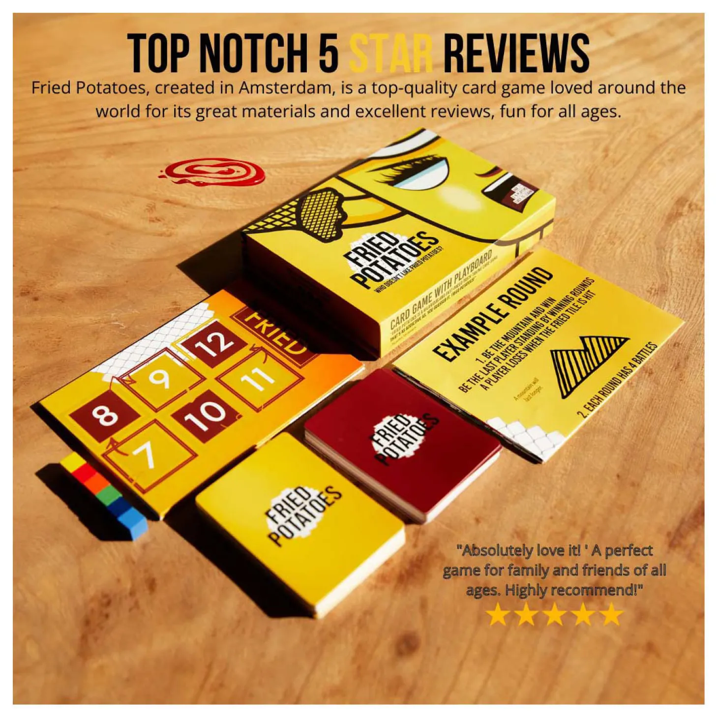 Fried Potatoes Card Game Original edition (Engelstalig)