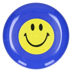 Frisbee met Lachgezicht Blauw