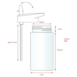 Frozen Drinkfles Let's Eat!, 450ml