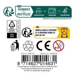 Fun Mini Knijpballen Stickeezz in Koker, 5st.