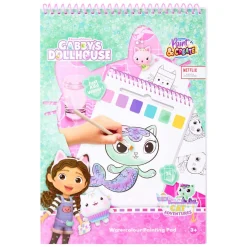 Gabby's Dollhouse Water Verfset Boek - incl Kwast