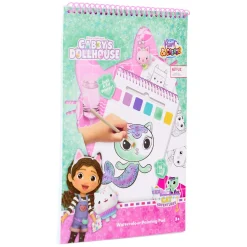 Gabby's Dollhouse Water Verfset Boek - incl Kwast
