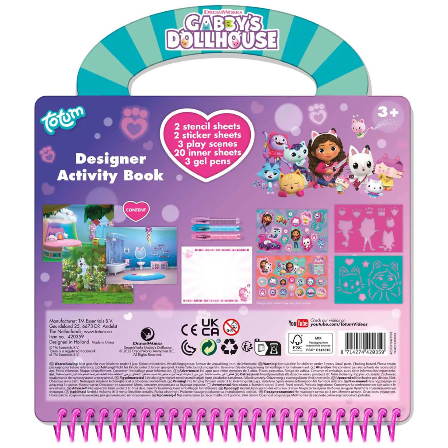 Gabby's Popenhuis - Designer Activiteitenboek