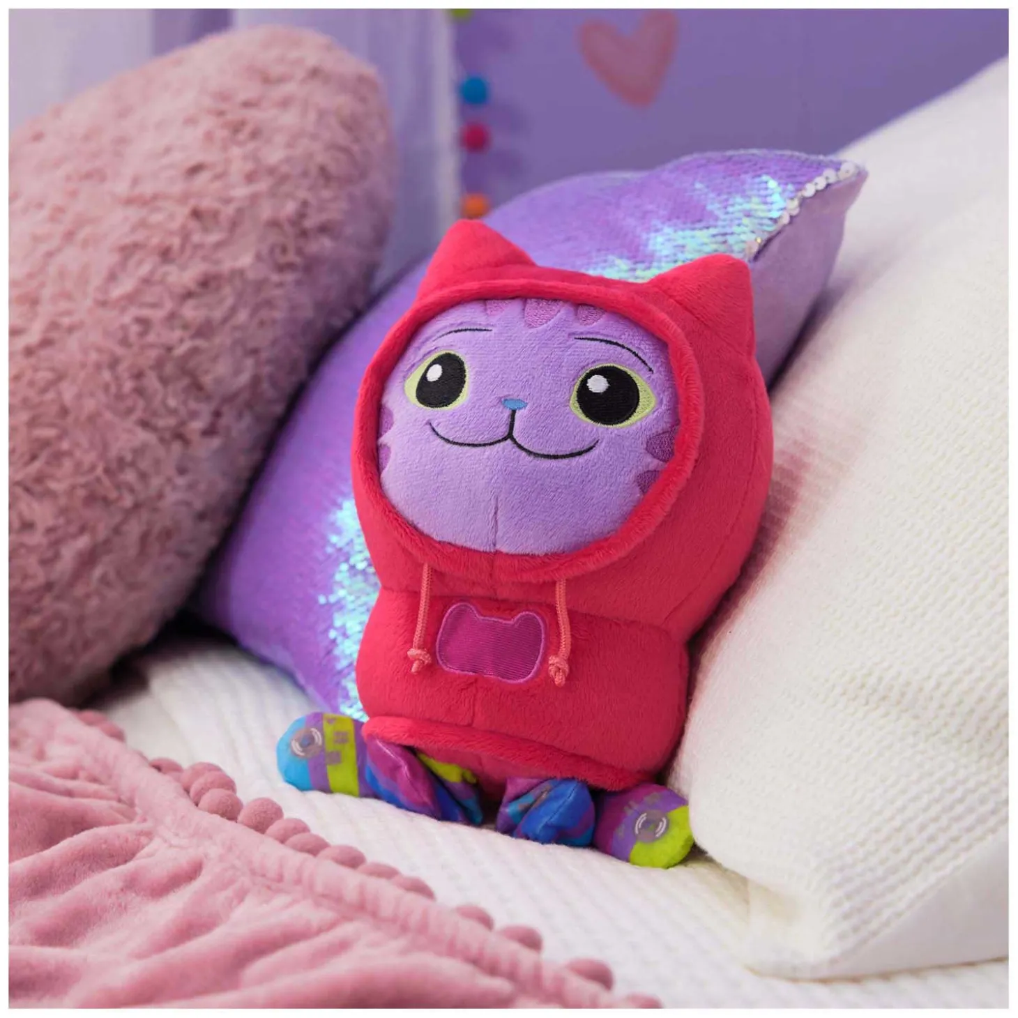 Gabby's Poppenhuis - Deluxe Knuffel DJ Kattenkruid