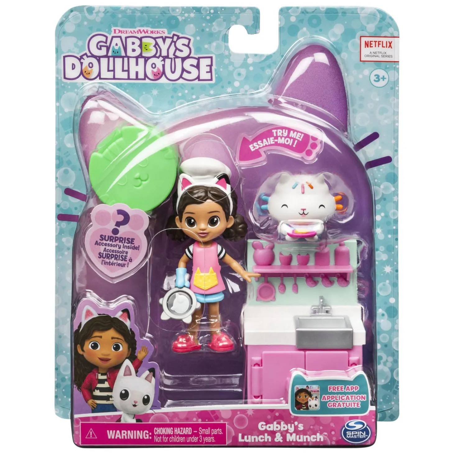 Gabby's Poppenhuis - Keuken Speelset met Gabbey en Cakey