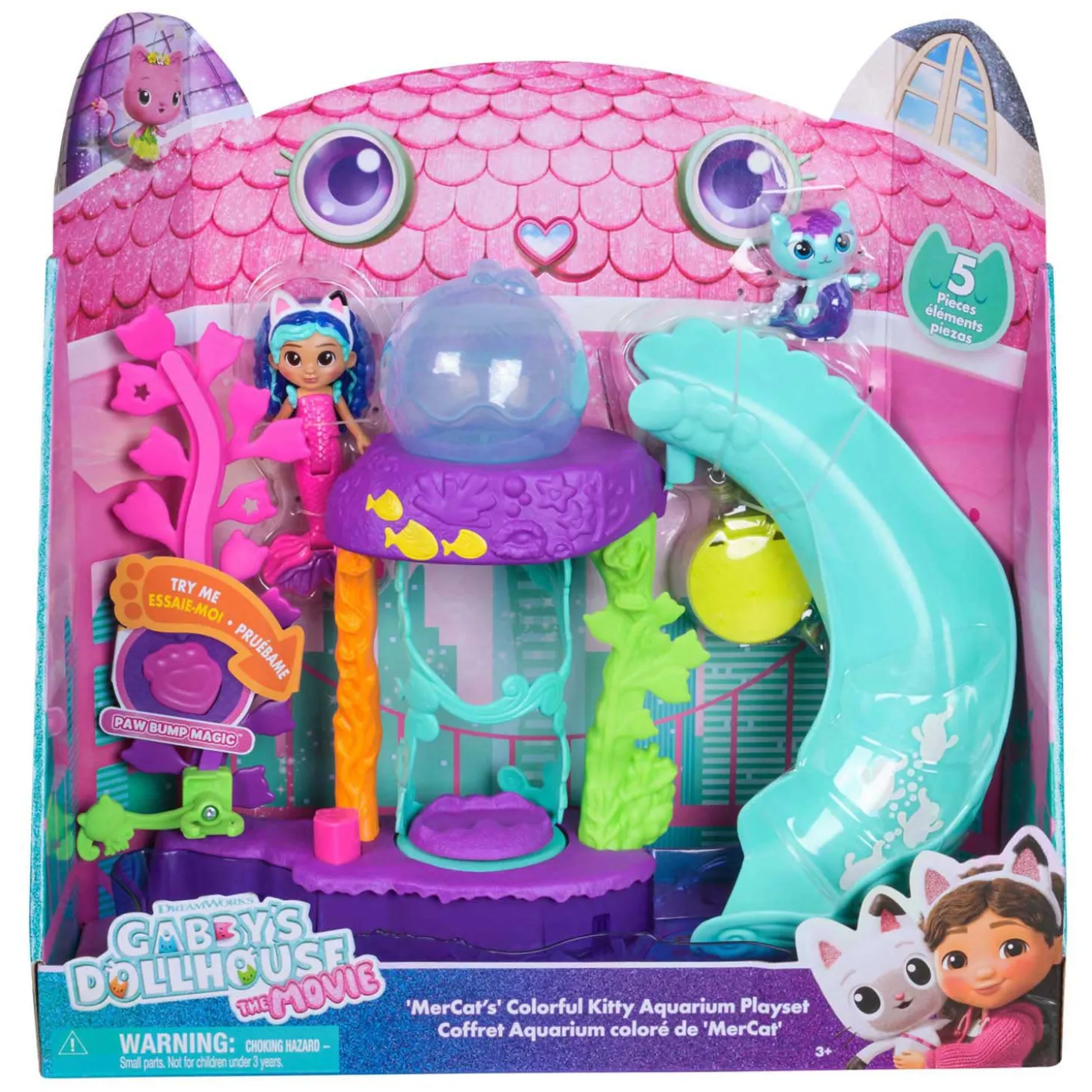 Gabby's Poppenhuis - Meerminkat Aquarium Speelset
