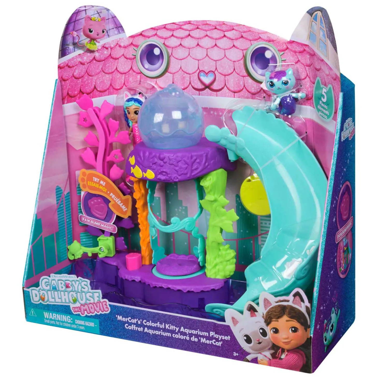 Gabby's Poppenhuis - Meerminkat Aquarium Speelset