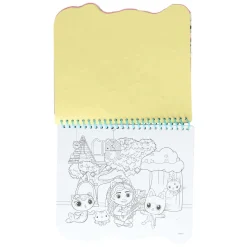 Gabby's Poppenhuis Kleurblok met Stiften en Sjablonen