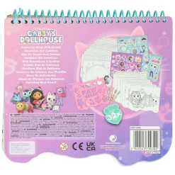 Gabby's Poppenhuis Kleurblok met Stiften en Sjablonen