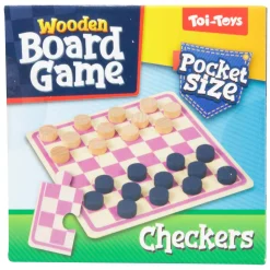 Games Mini Houten Bordspel Dammen