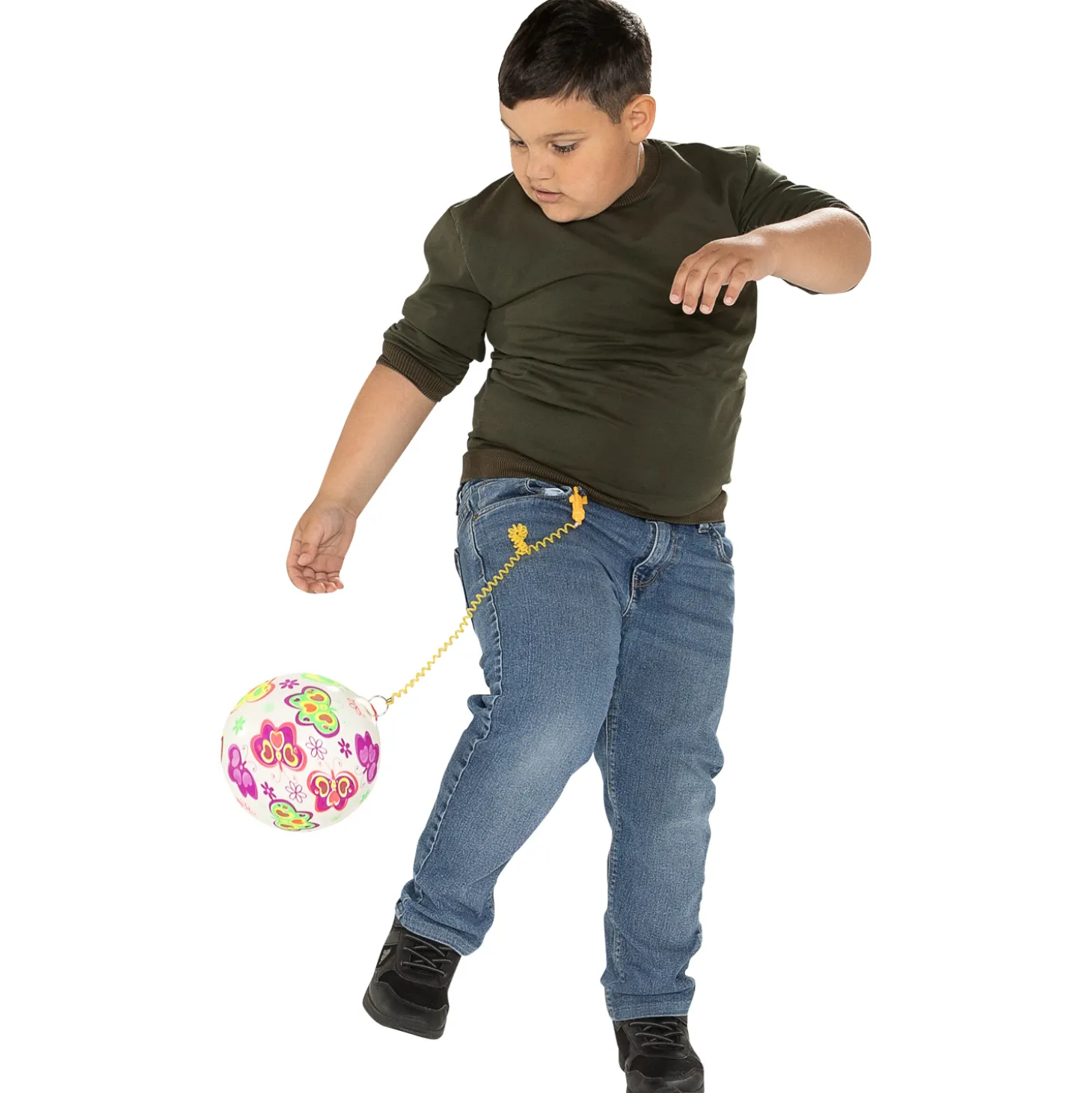 Gametime Bal met Vlinders aan Koord, 21cm