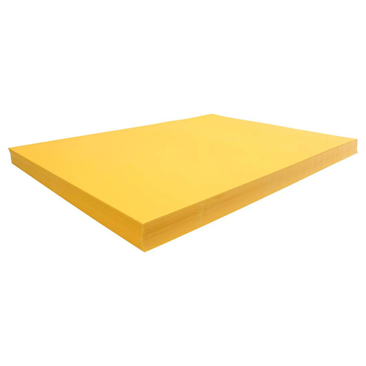 Gekleurd Karton Sun Yellow 270gr, 100 Vellen