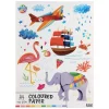 Gekleurd papier A4, 50 vellen - 10 kleuren