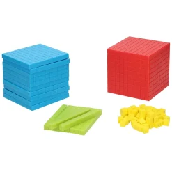 Gekleurde Blokjes met Opbergdoos - 121dlg