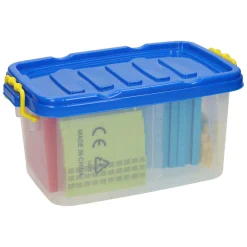 Gekleurde Blokjes met Opbergdoos - 121dlg