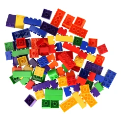 Gekleurde Bouwblokjes - 90st.