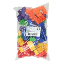 Gekleurde Bouwblokjes - 90st.