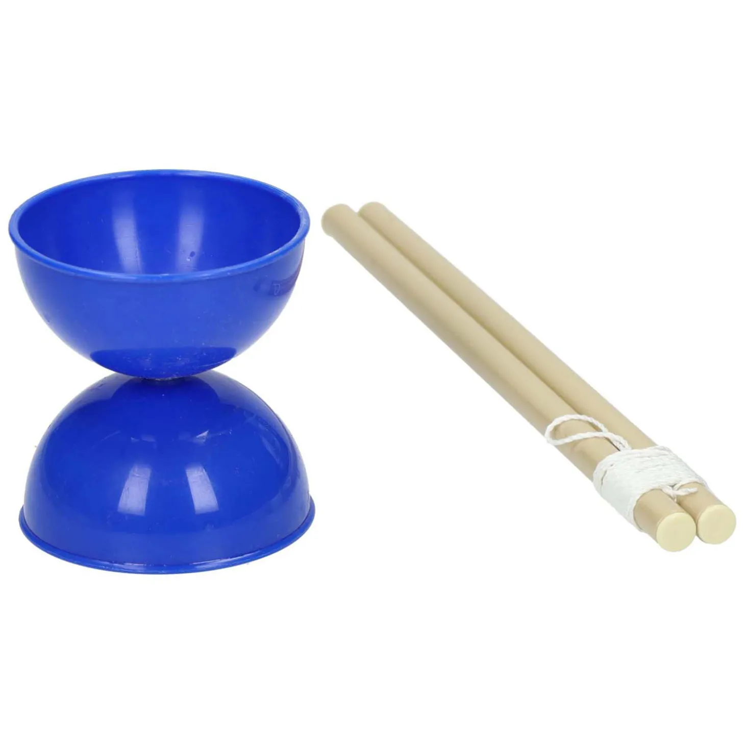 Gekleurde Diabolo met Stokken