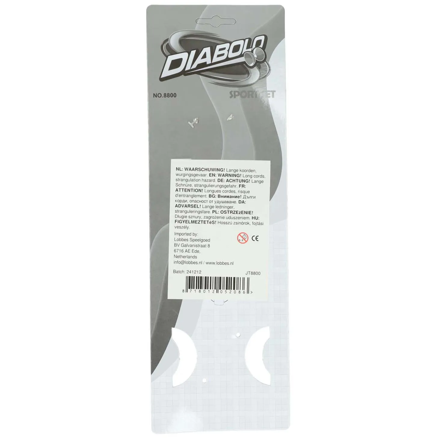 Gekleurde Diabolo met Stokken