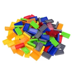 Gekleurde Dominostenen, 100dlg.