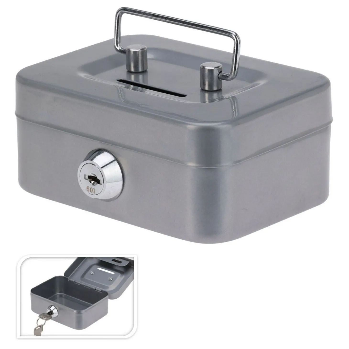 Geldkistje Metaal met Sleuf