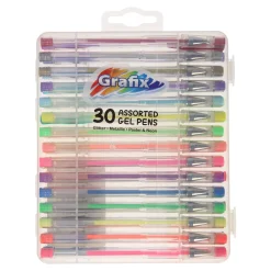 Gelpennen Bewaardoos, 30st.