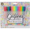 Gelpennenset Neon Glitter Pastel, 18dlg.