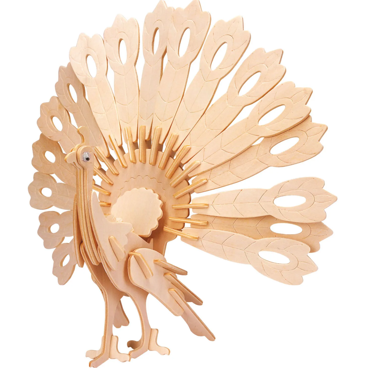 Gepetto's Workshop Houten Bouwpakket 3D - Pauw