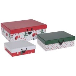 Geschenkdozenset Kerst, set van 3