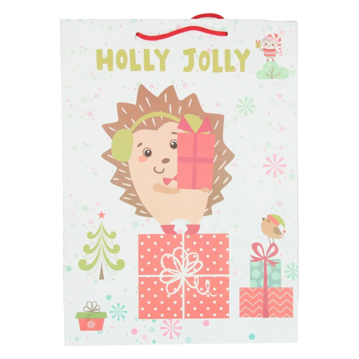 Geschenktas Kerst, 34cm