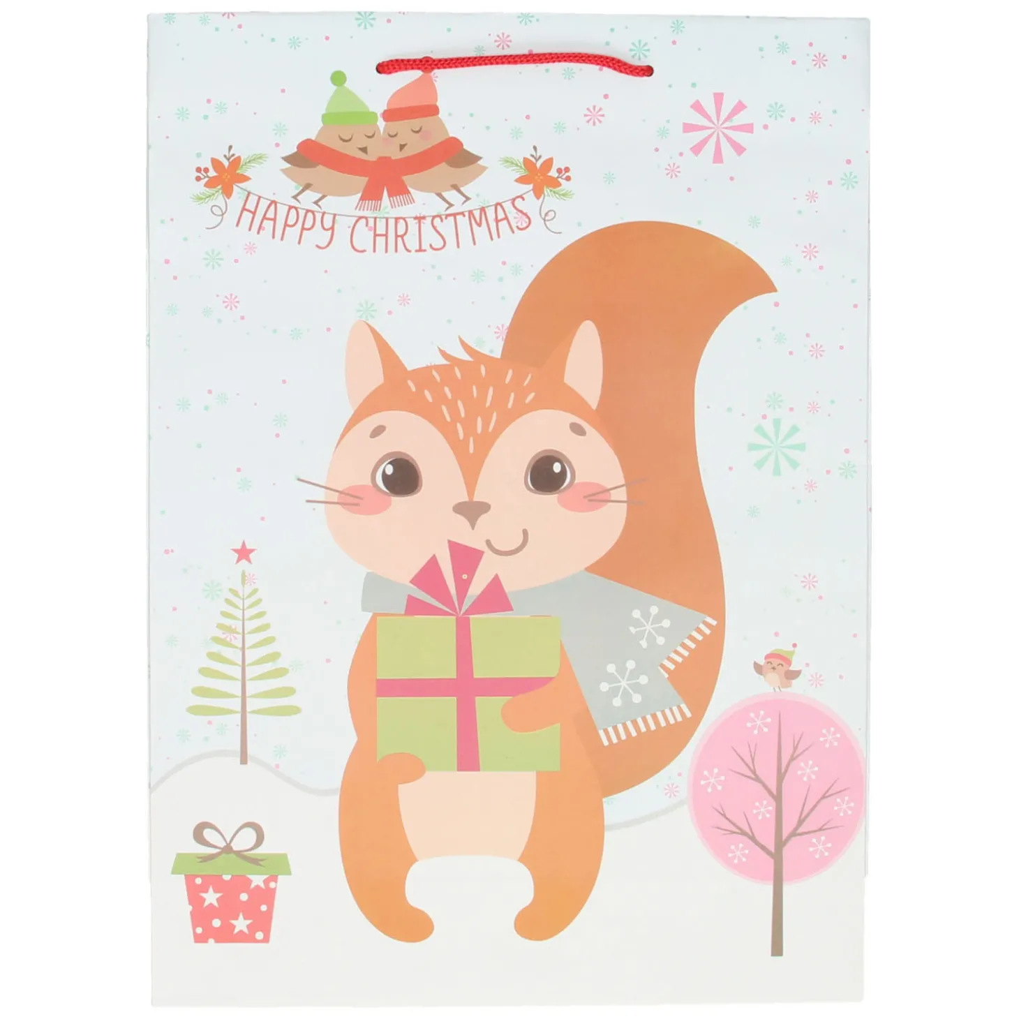 Geschenktas Kerst, 34cm