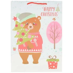Geschenktas Kerst, 34cm