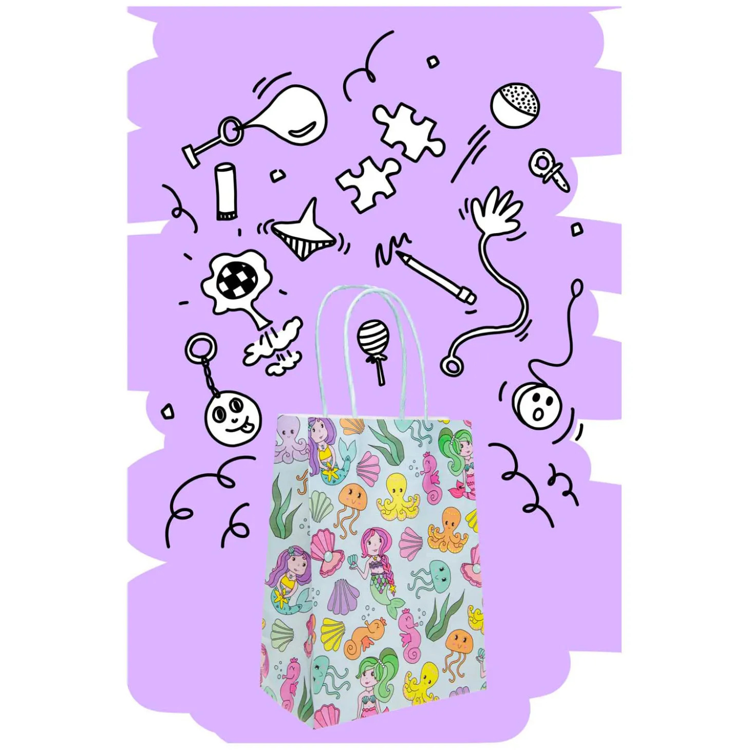 Geschenktasje Zeemeermin