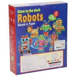 Gieten & Schilderen Glow in the Dark Robots
