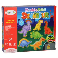 Gips Gieten Glow in the Dark Magneten - Dino's