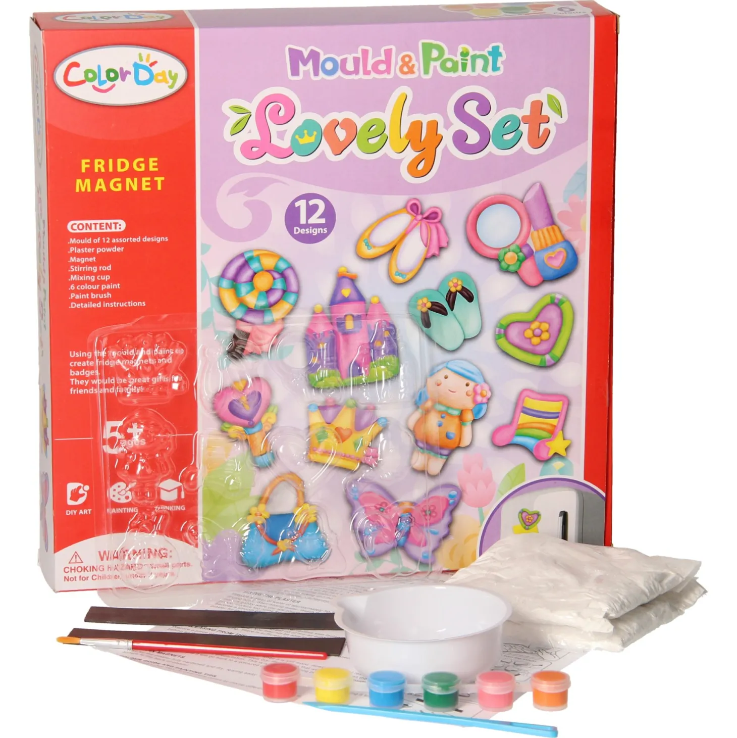 Gips Gieten Magneten - 12 Designs