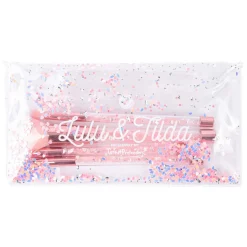 Glam Girl Glitterkwast met Tas - 5dlg.