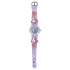 Glamour Analoog Horloge met Licht Eenhoorn - Paars